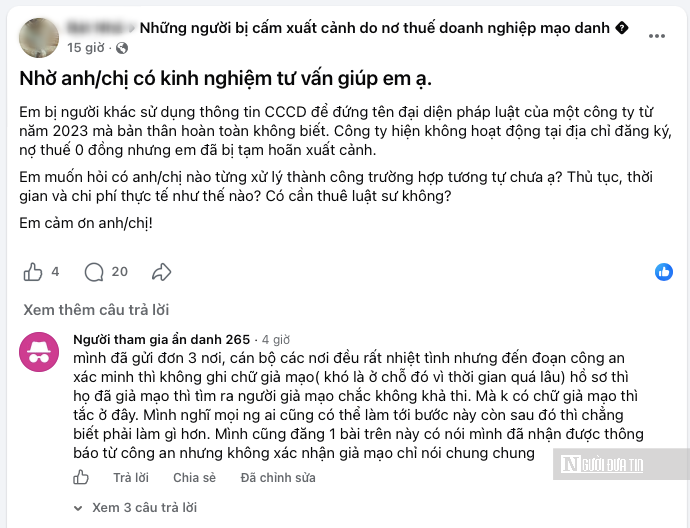 Bị ho&atilde;n xuất cảnh v&igrave; doanh nghiệp "ma": L&agrave;m g&igrave; để bảo vệ quyền lợi?- Ảnh 1.