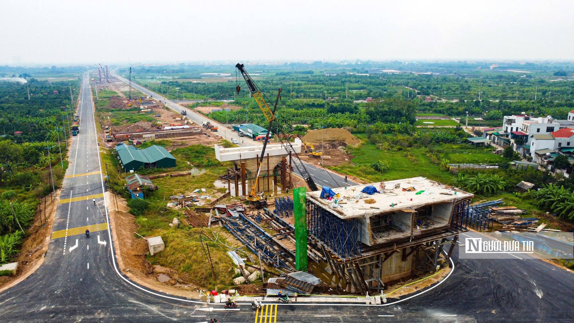 Đẩy nhanh tuyến đường đường song h&agrave;nh v&agrave;nh đai 4  - Ảnh 2.