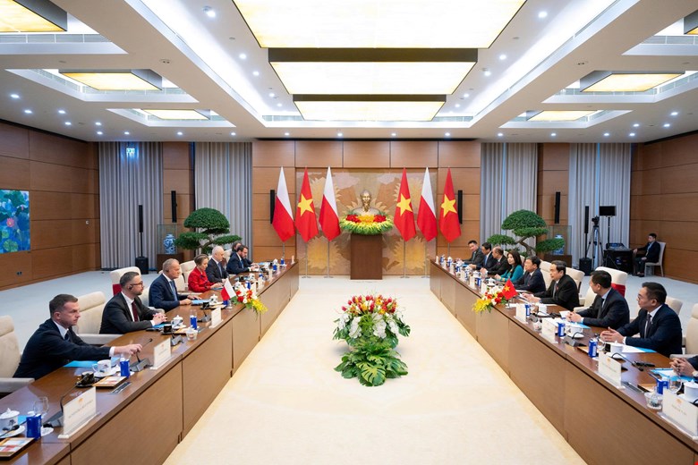 Chủ tịch Quốc hội Trần Thanh Mẫn hội kiến Thủ tướng Cộng hòa Ba Lan - Ảnh 5.