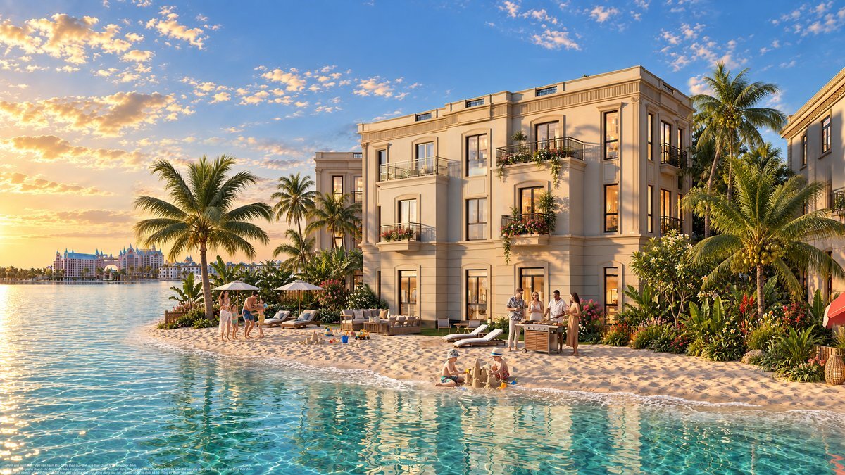 Ngôi nhà có bờ biển riêng sát trung tâm: Đặc quyền chỉ có tại Vinhomes Green Paradise - Ảnh 3.
