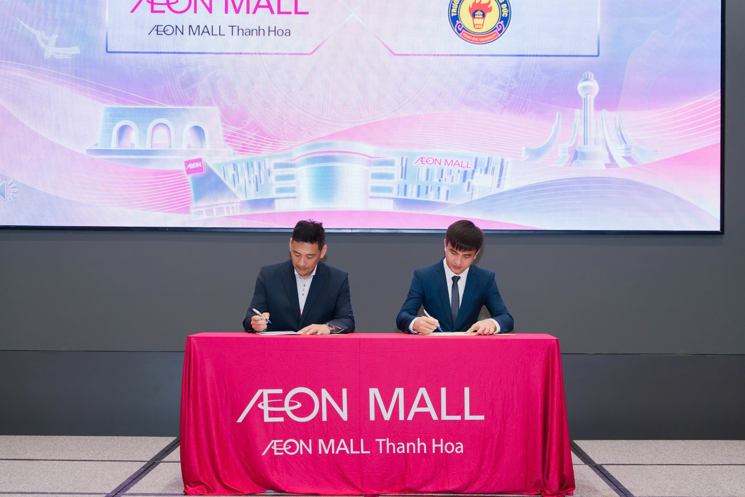 AEON MALL Thanh Hóa và các đối tác ký biên bản hợp tác đào tạo nghề, chăm sóc sức khỏe và an sinh xã hội- Ảnh 9.