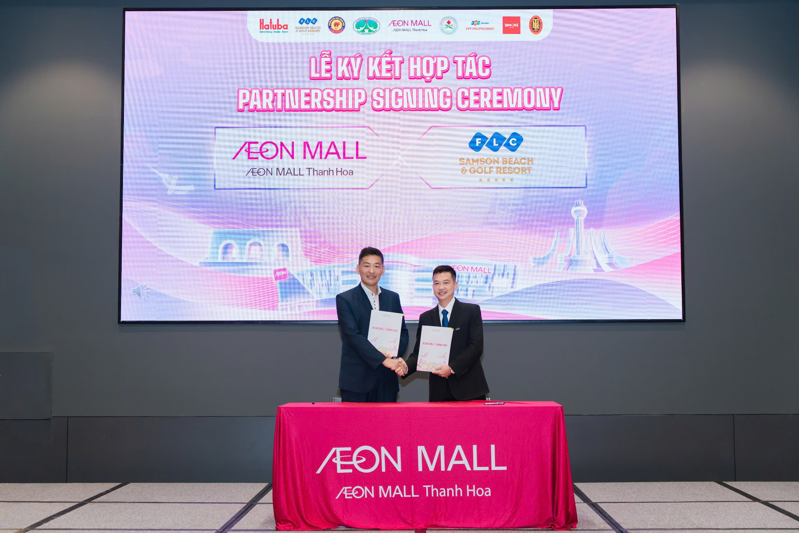 AEON MALL Thanh Hóa và các đối tác ký biên bản hợp tác đào tạo nghề, chăm sóc sức khỏe và an sinh xã hội- Ảnh 7.