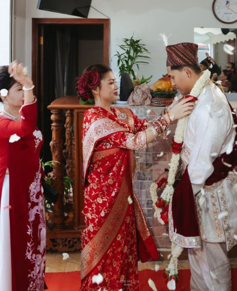 Chú rể Nepal mang 8 mâm sính lễ sang Việt Nam hỏi cưới bạn thân - Ảnh 4.