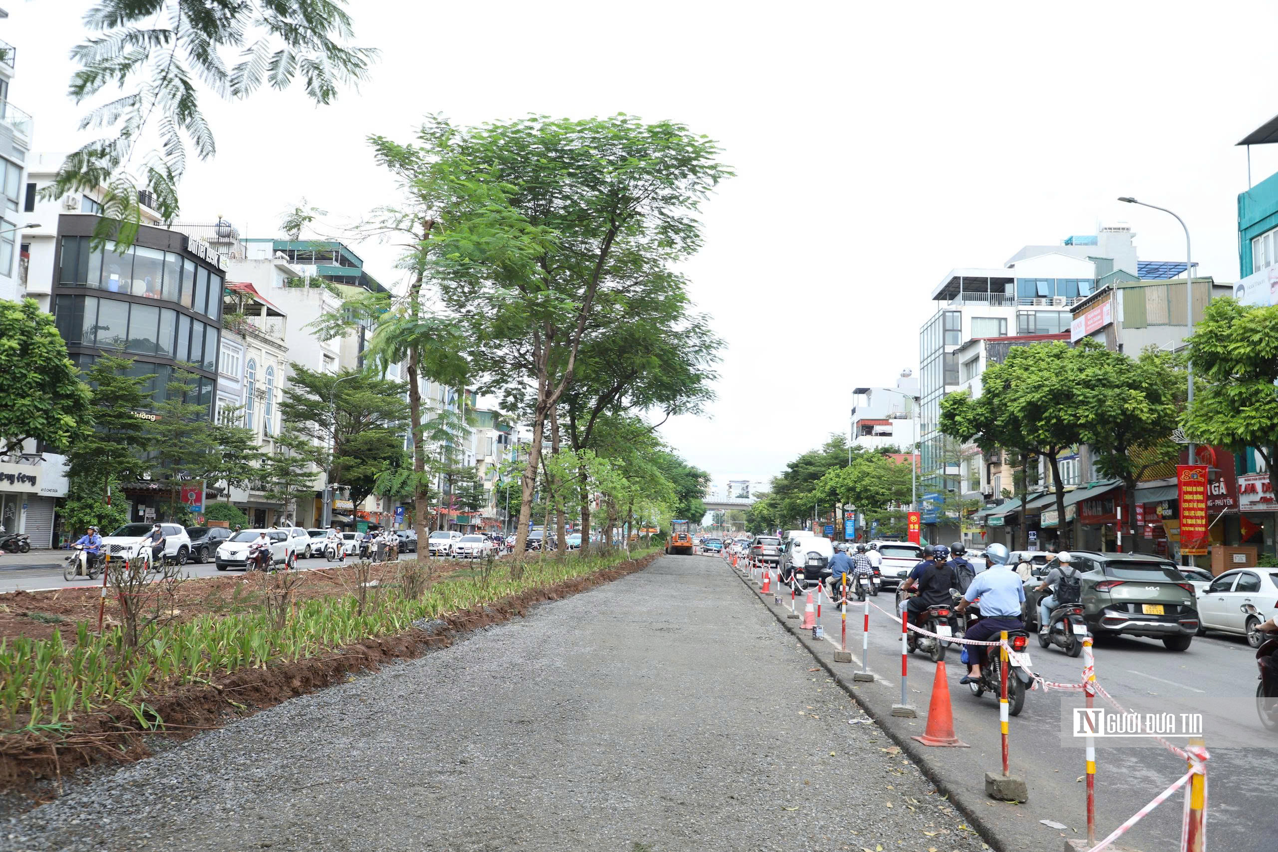 Hà Nội bắt đầu xén dải phân cách, mở rộng đường Ô Chợ Dừa- Ảnh 5.