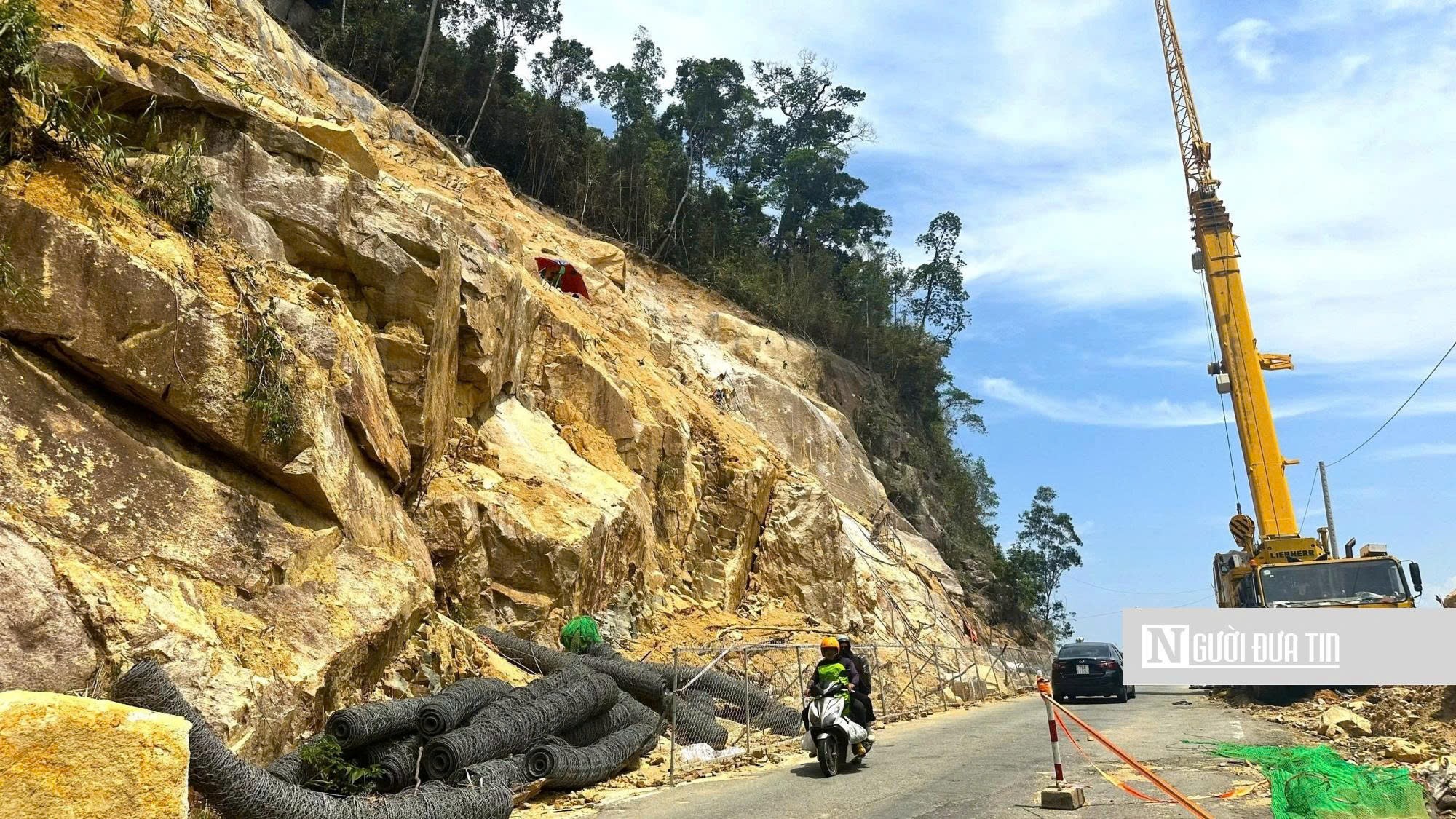 Ngổn ngang xử lý sạt lở trên đèo Khánh Lê nối Nha Trang - Đà Lạt- Ảnh 7.