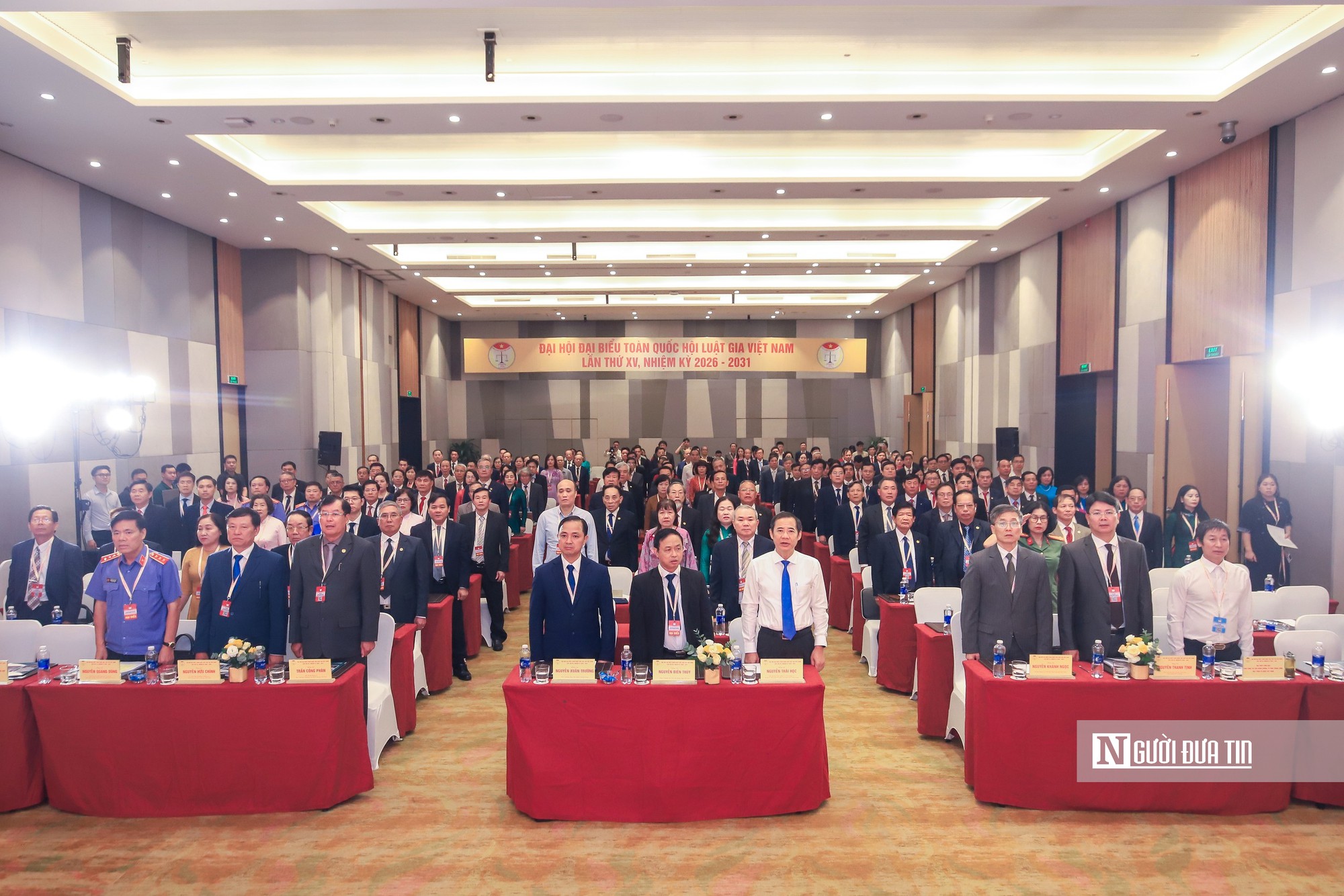 Đại hội đại biểu toàn quốc Hội Luật gia Việt Nam lần thứ XV bước vào phiên làm việc đầu tiên- Ảnh 1.