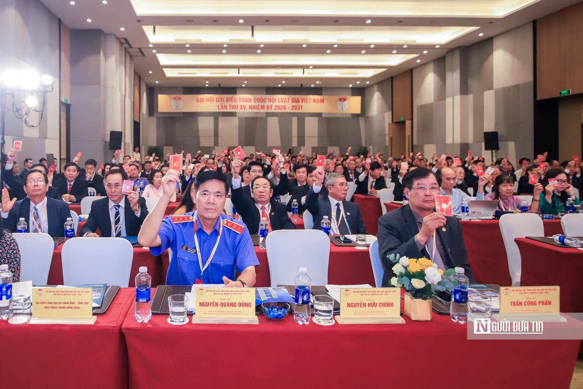 Đại hội đại biểu toàn quốc Hội Luật gia Việt Nam lần thứ XV bước vào phiên làm việc đầu tiên- Ảnh 5.