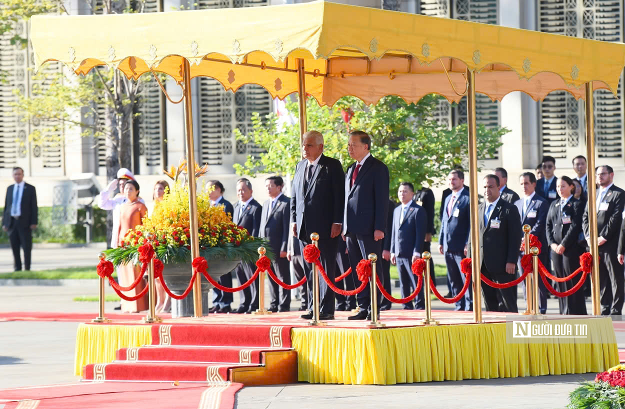 Tổng Bí thư, Chủ tịch nước Tô Lâm chủ trì Lễ đón Tổng thống Panama thăm chính thức Việt Nam - Ảnh 1.