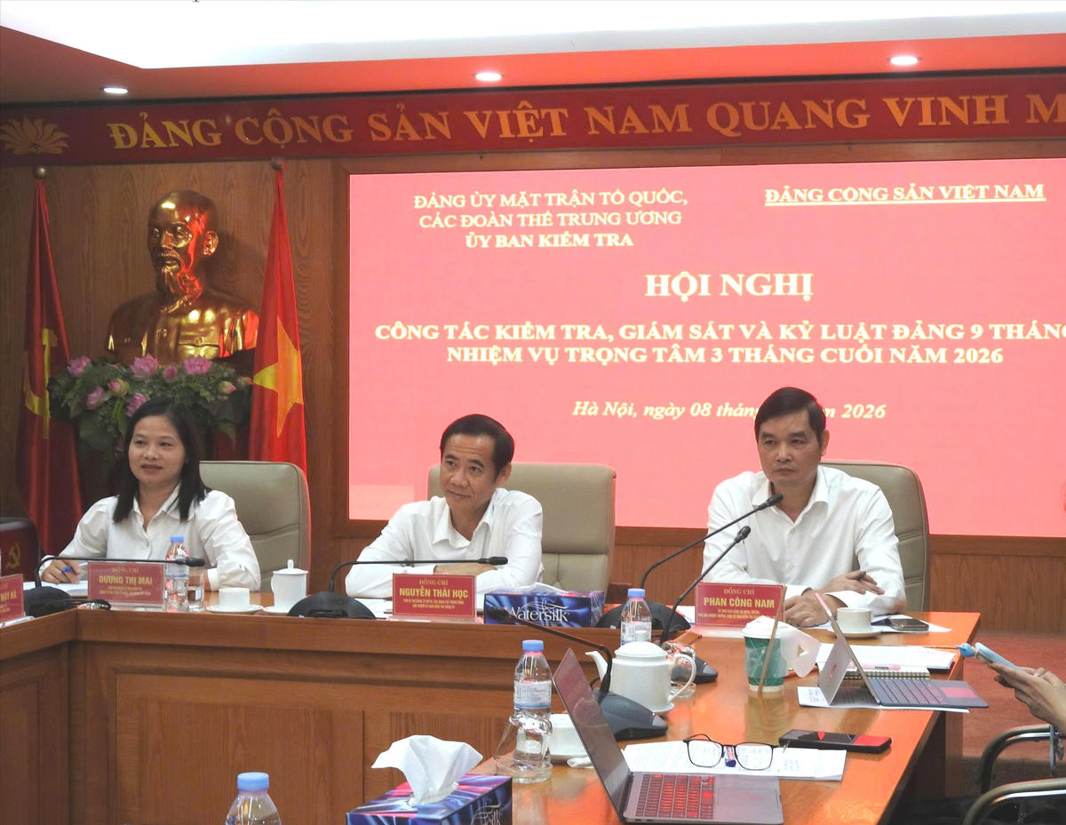 N&acirc;ng cao hiệu quả kiểm tra, gi&aacute;m s&aacute;t, g&oacute;p phần giữ nghi&ecirc;m kỷ luật Đảng- Ảnh 1.