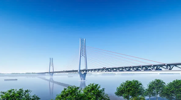 Sắp khởi c&ocirc;ng x&acirc;y dựng cầu Cần Thơ 2 kết hợp đường sắt v&agrave; đường bộ - Ảnh 1.