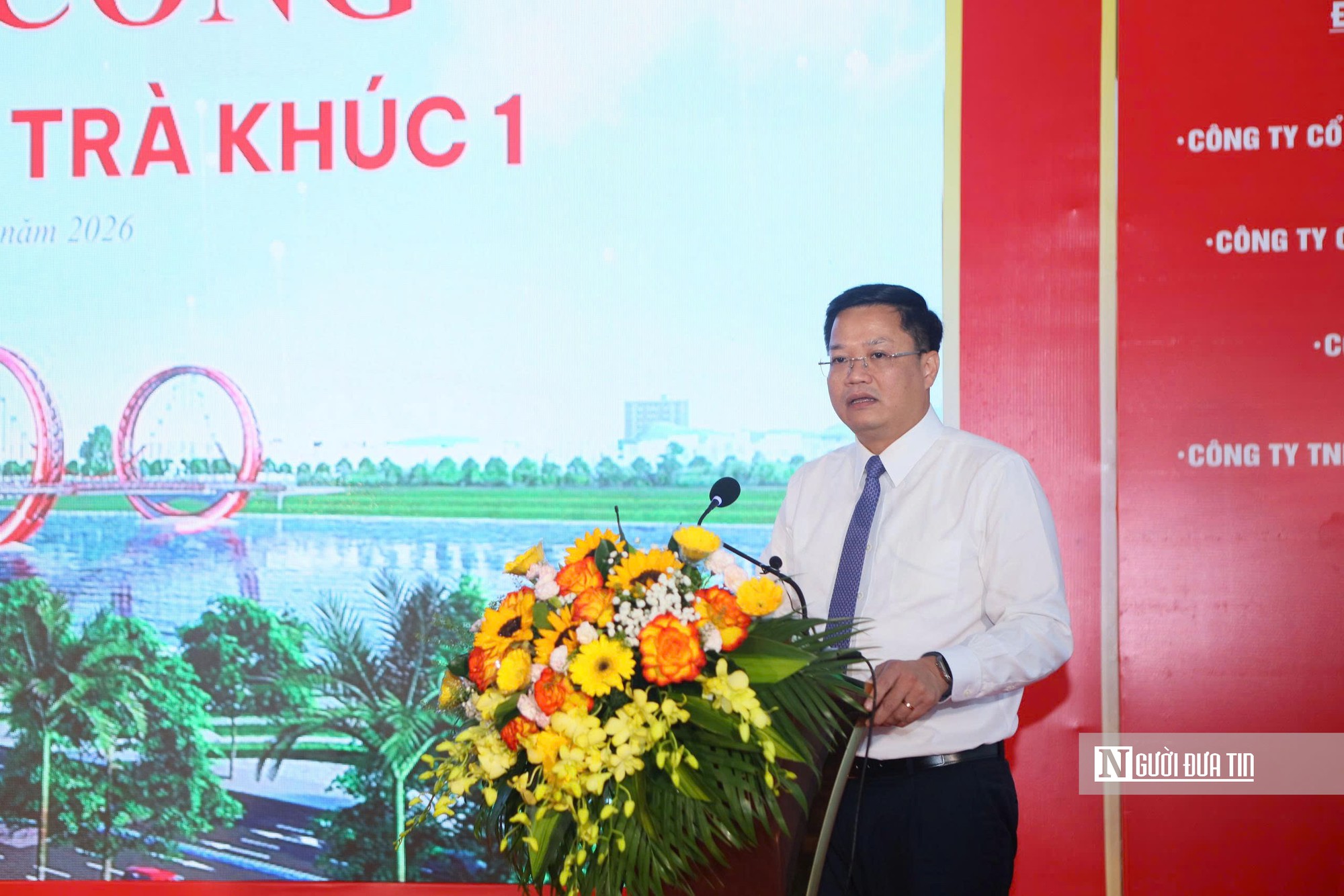 Khởi c&ocirc;ng c&acirc;y cầu biểu tượng "bờ xe nước" gần 2.200 tỷ ở Quảng Ng&atilde;i- Ảnh 1.