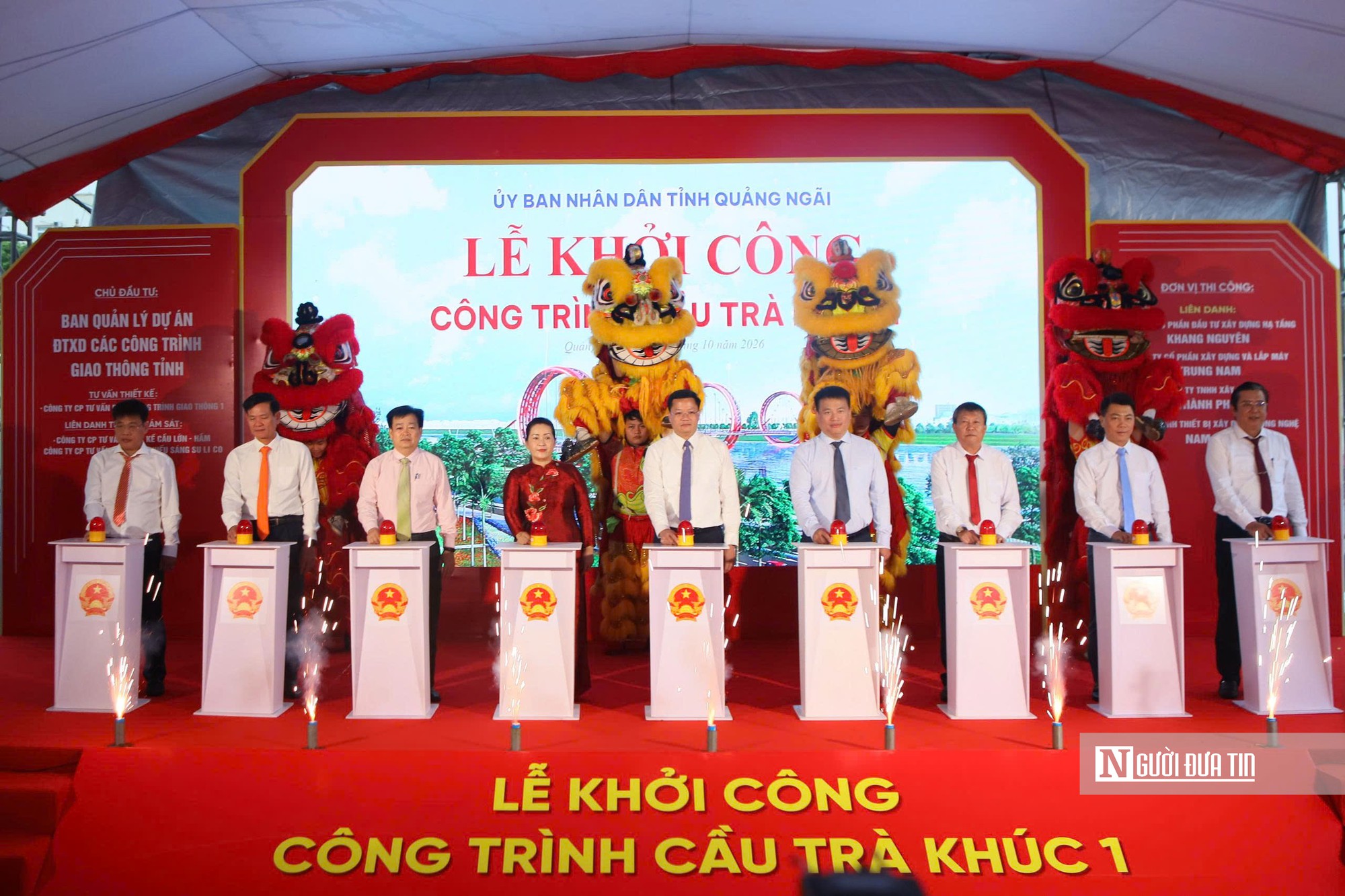 Khởi c&ocirc;ng c&acirc;y cầu biểu tượng "bờ xe nước" gần 2.200 tỷ ở Quảng Ng&atilde;i- Ảnh 2.