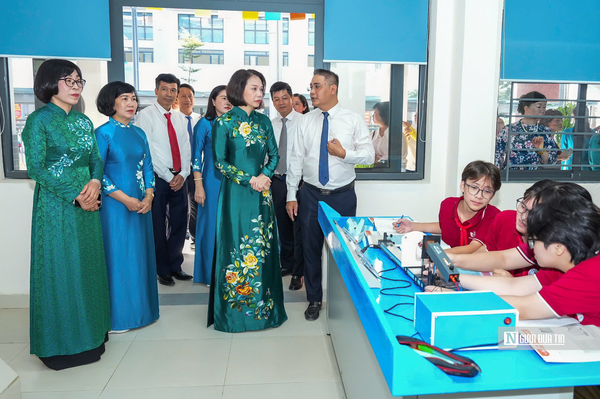 Hà Nội: Gắn biển công trình trường học chào mừng Ngày Giải phóng Thủ đô- Ảnh 6.