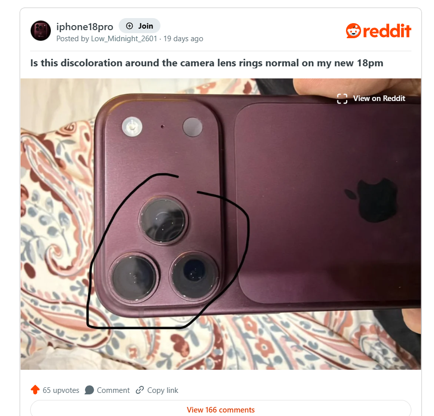 iPhone 18 Pro v&agrave; iPhone 18 Pro Max li&ecirc;n tiếp d&iacute;nh lỗi, nh&agrave; sản xuất x&aacute;c định nguy&ecirc;n nh&acirc;n - Ảnh 3.