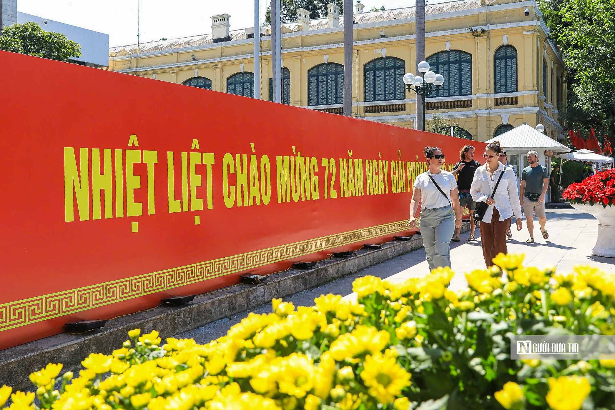 Hà Nội trang hoàng chào mừng 72 năm Ngày Giải phóng Thủ đô- Ảnh 5.