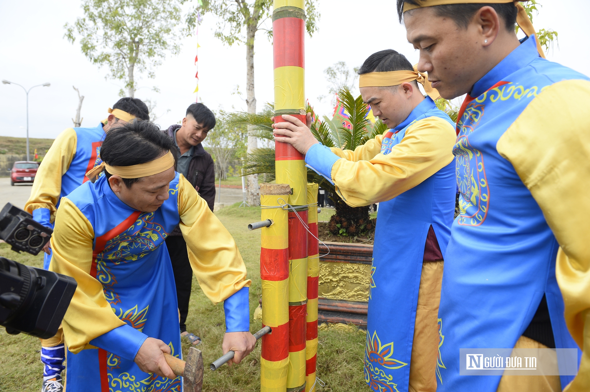 C&acirc;y n&ecirc;u vươn giữa di sản 600 năm, t&aacute;i hiện Tết xưa ở  Th&agrave;nh nh&agrave; Hồ  - Ảnh 5.