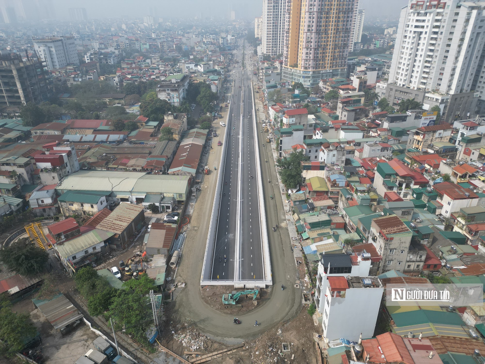 H&agrave; Nội: Ph&acirc;n luồng tạm thời qua hầm chui Kim Đồng &ndash; Giải Ph&oacute;ng- Ảnh 13.