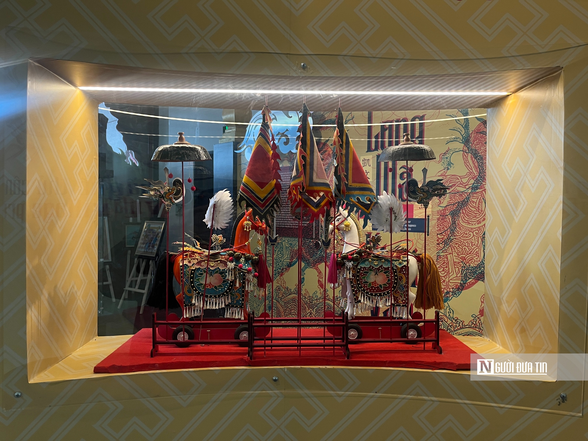 Long Mã khai văn: Sắc xuân di sản hút khách tại Bảo tàng Hà Nội- Ảnh 2.