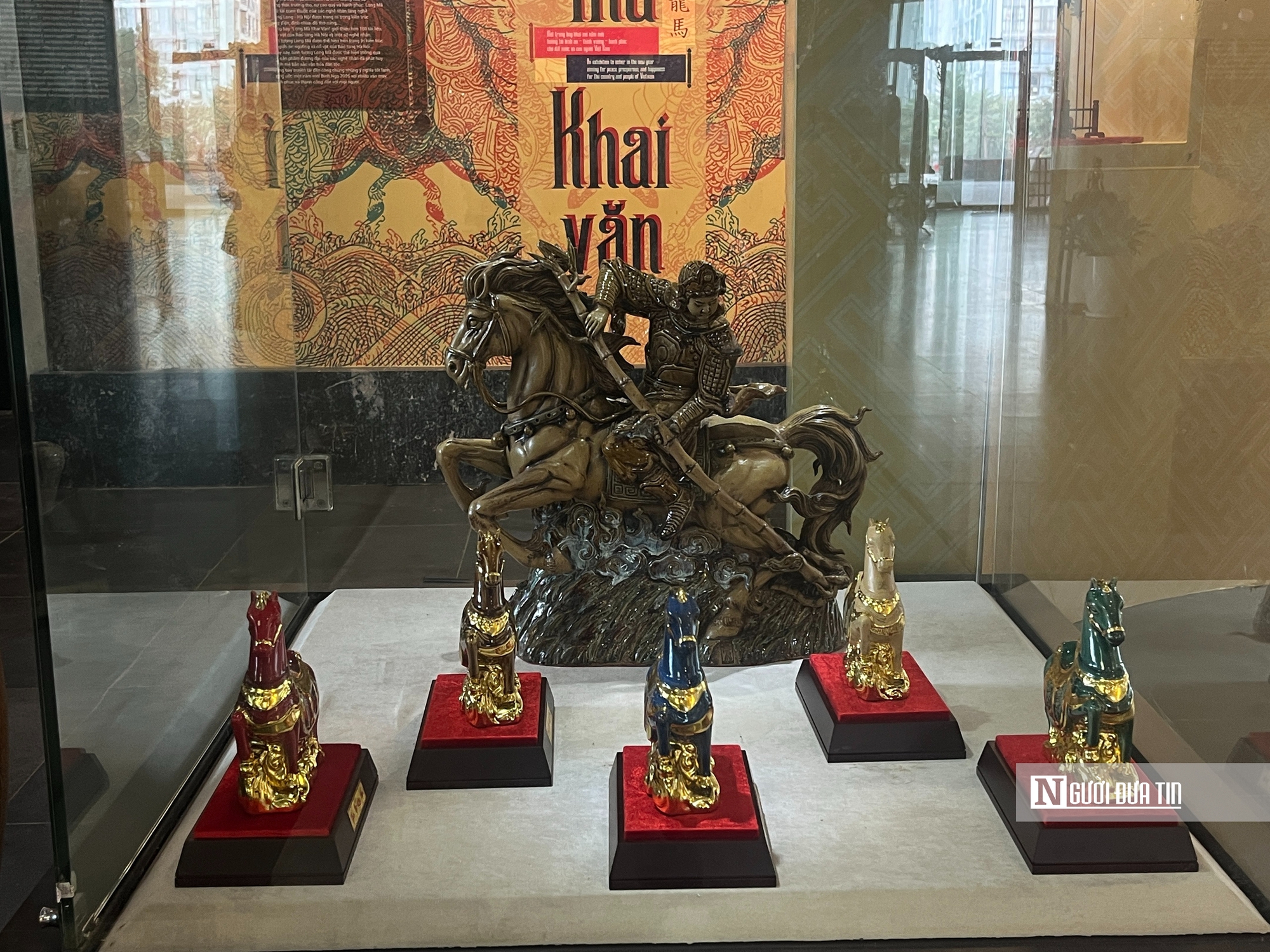 Long Mã khai văn: Sắc xuân di sản hút khách tại Bảo tàng Hà Nội- Ảnh 3.