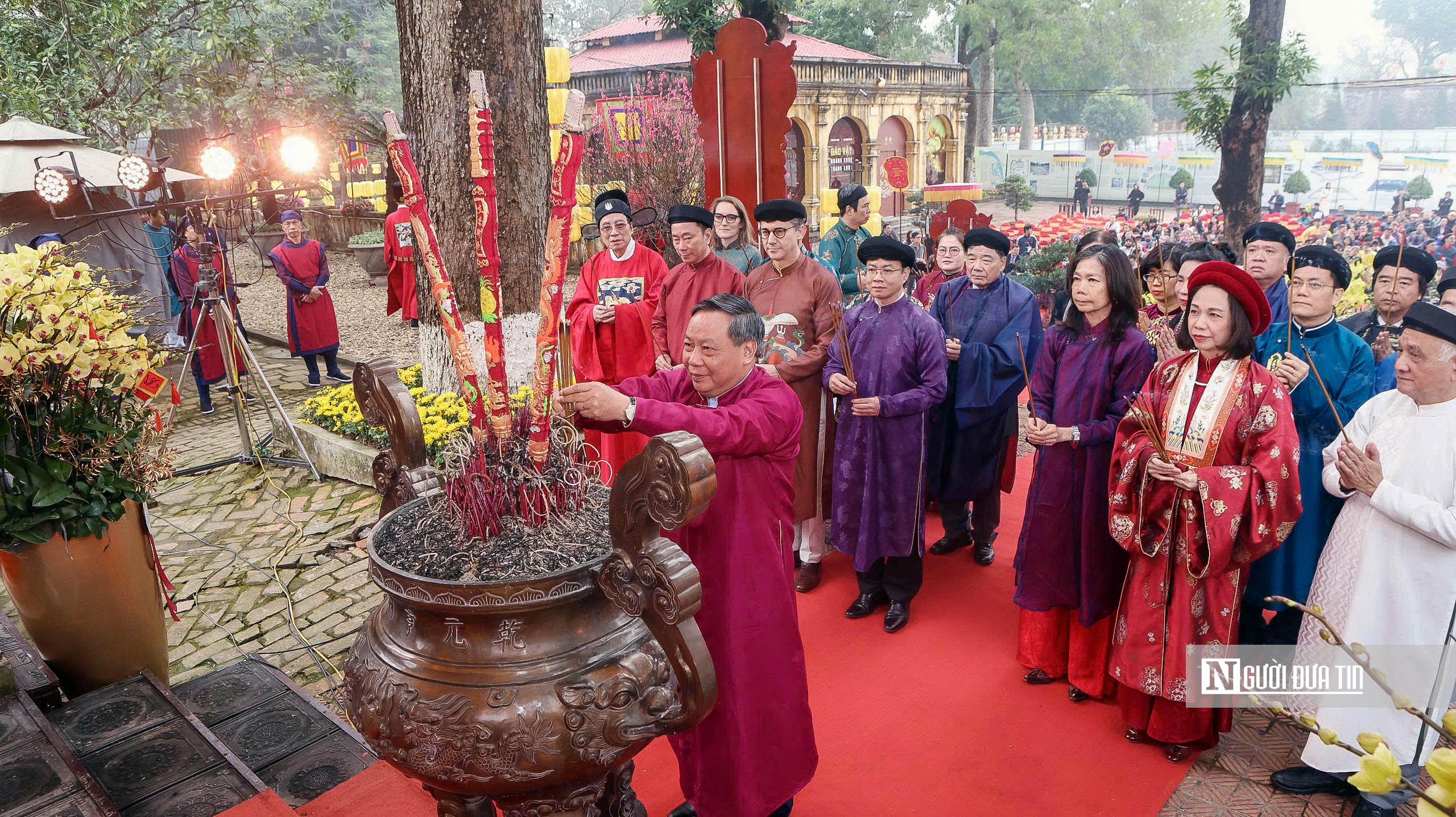 H&agrave; Nội: T&aacute;i hiện nhiều nghi lễ cung đ&igrave;nh tại Ho&agrave;ng th&agrave;nh Thăng Long- Ảnh 2.