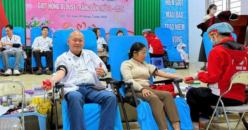 Bổ sung nguồn máu dự trữ phục vụ cấp cứu dịp Tết Bính Ngọ- Ảnh 1.