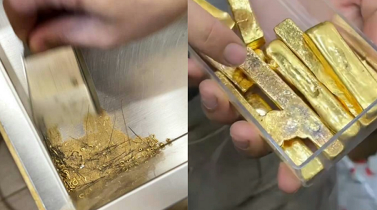 Quét rác 30 ngày, chủ tiệm vàng "đút túi" hơn 7,4 tỷ đồng - Ảnh 1.