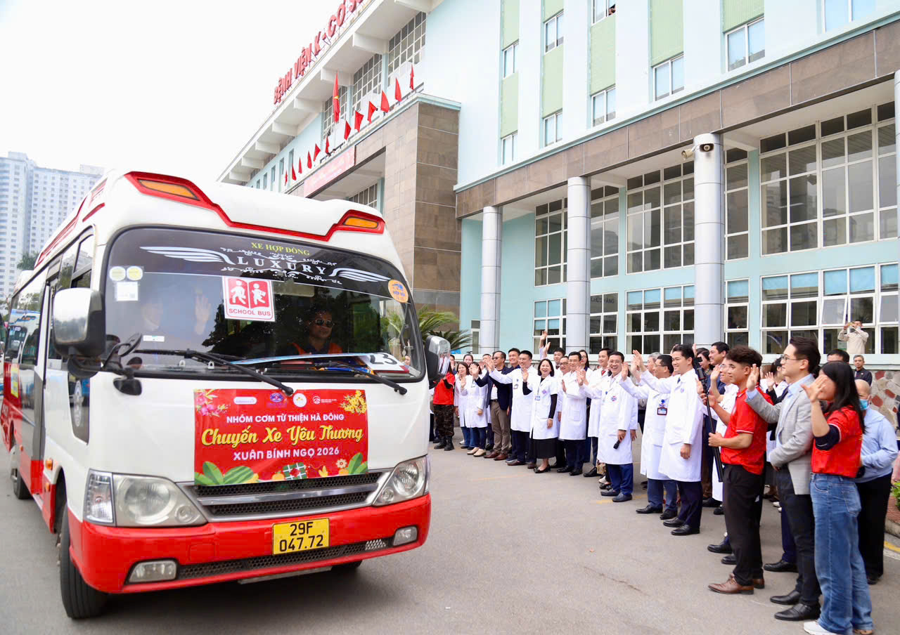 Bữa cơm Tất niên và Chuyến xe yêu thương lan tỏa sự sẻ chia tại Bệnh viện K - Ảnh 4.