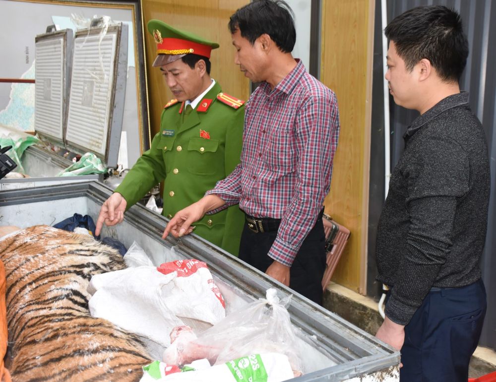 Khởi tố, bắt tạm giam đối tương xây hầm bí mật dưới lòng đất để nấu cao hổ - Ảnh 1.