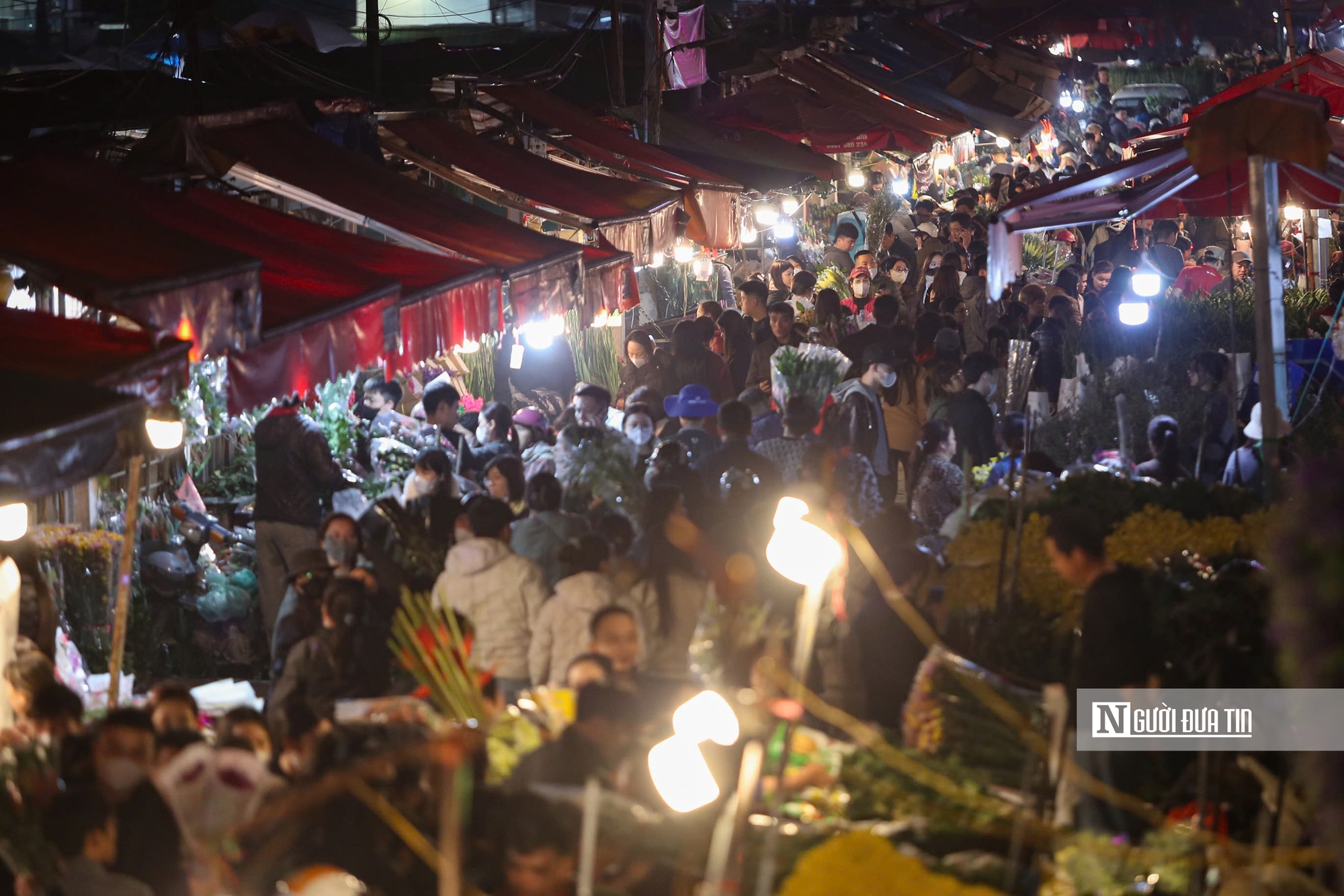 Đ&ecirc;m kh&ocirc;ng ngủ tại chợ hoa Tết lớn nhất H&agrave; Nội- Ảnh 3.
