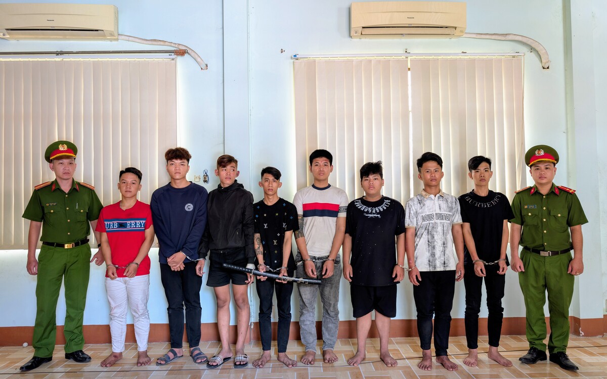TP.HCM: Bắt giam 8 thanh thiếu niên cướp tài sản, hành hung nạn nhân trên đường vắng