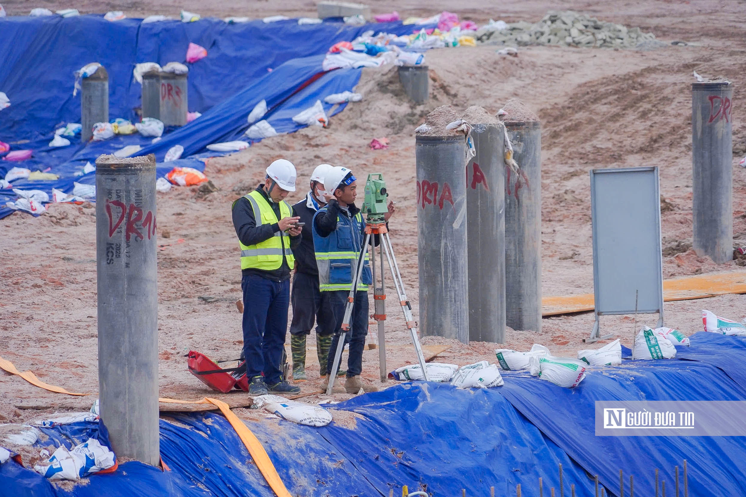 Cận cảnh đại công trường dự án sân bay Gia Bình ngày cận Tết- Ảnh 6. Cận cảnh đại công trường dự án sân bay Gia Bình ngày cận Tết- Ảnh 6.