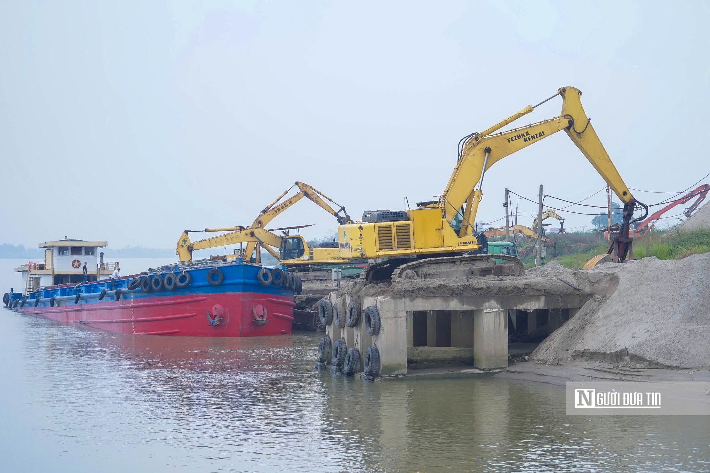 Cận cảnh đại công trường dự án sân bay Gia Bình ngày cận Tết- Ảnh 9. Cận cảnh đại công trường dự án sân bay Gia Bình ngày cận Tết- Ảnh 9.