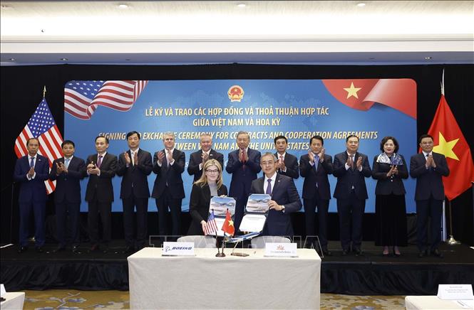 Tổng Bí thư chứng kiến lễ ký và trao các thỏa thuận hợp tác giữa Việt Nam và Hoa Kỳ- Ảnh 3.