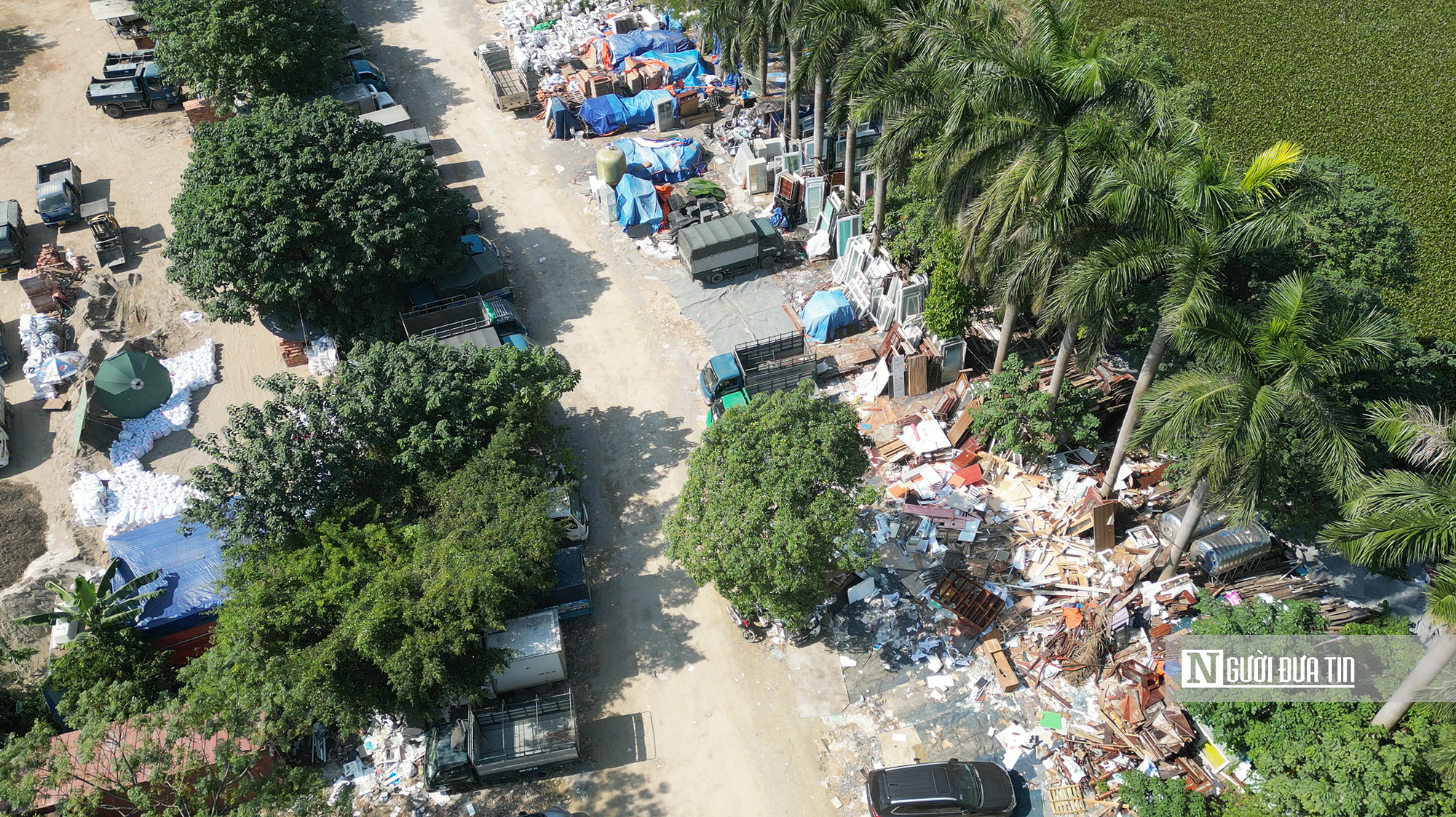 Phường Vĩnh Hưng mạnh tay xử lý vi phạm sau thông tin của Người Đưa Tin - Ảnh 2.