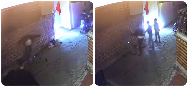 Xác minh nhóm đối tượng hành hung công an viên khi bị nhắc nhở việc nẹt pô - Ảnh 1.