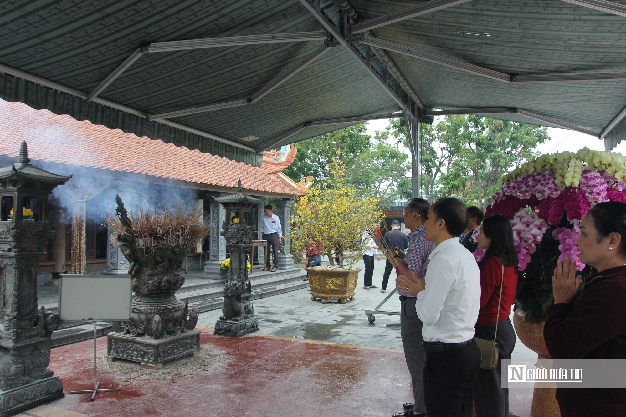 V&atilde;n cảnh ng&ocirc;i đền c&oacute; c&ocirc;ng tr&igrave;nh nghệ thuật kiến tr&uacute;c mỹ lệ gần 600 tuổi xứ Nghệ - Ảnh 6.