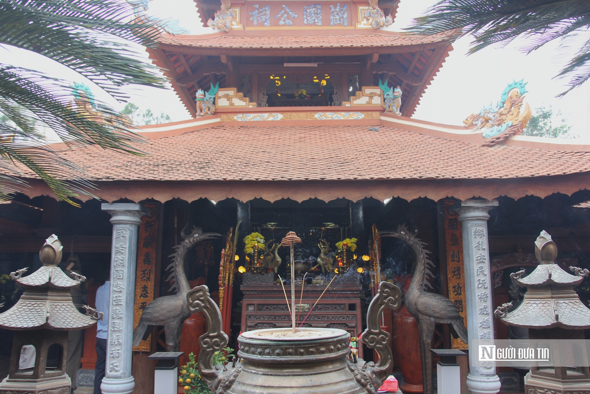 V&atilde;n cảnh ng&ocirc;i đền c&oacute; c&ocirc;ng tr&igrave;nh nghệ thuật kiến tr&uacute;c mỹ lệ gần 600 tuổi xứ Nghệ - Ảnh 7.