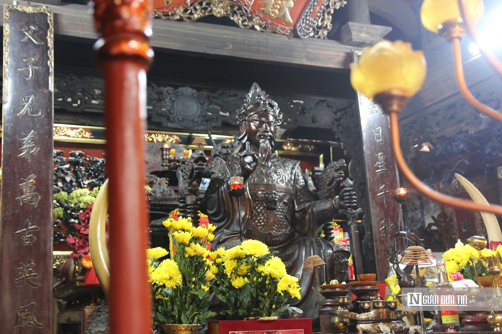 V&atilde;n cảnh ng&ocirc;i đền c&oacute; c&ocirc;ng tr&igrave;nh nghệ thuật kiến tr&uacute;c mỹ lệ gần 600 tuổi xứ Nghệ - Ảnh 8.