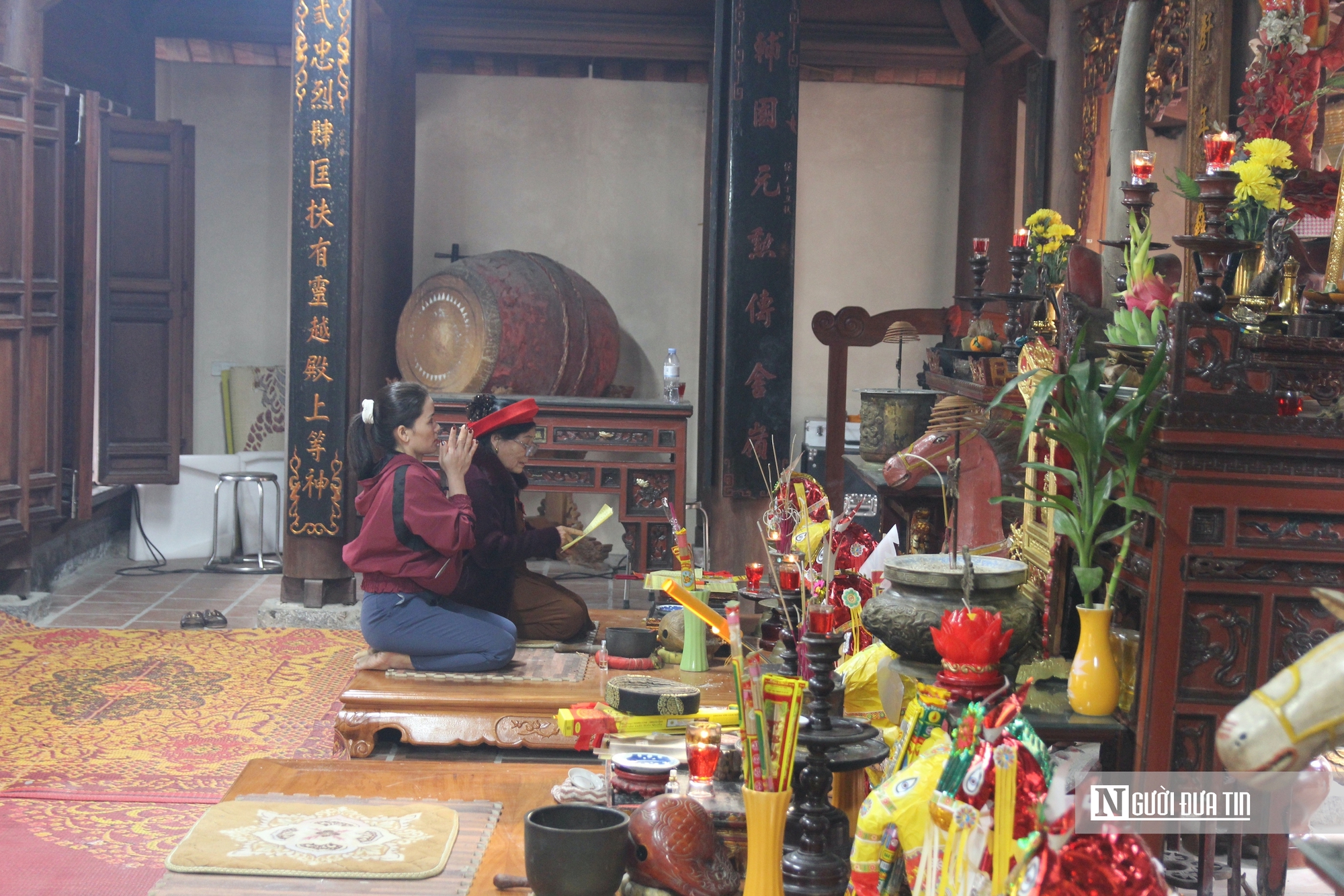 V&atilde;n cảnh ng&ocirc;i đền c&oacute; c&ocirc;ng tr&igrave;nh nghệ thuật kiến tr&uacute;c mỹ lệ gần 600 tuổi xứ Nghệ - Ảnh 10.