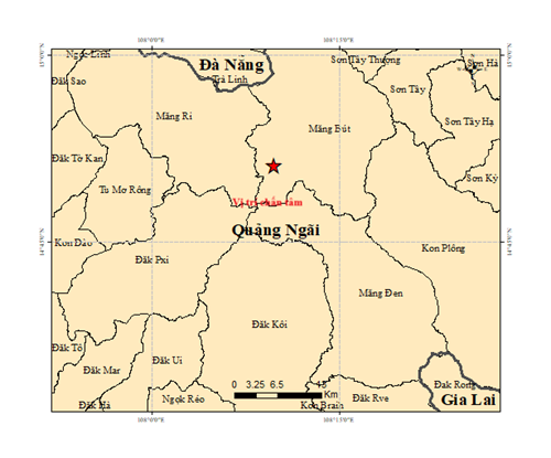 Quảng Ng&atilde;i lại hứng 5 trận động đất li&ecirc;n tiếp ng&agrave;y m&ugrave;ng 7 Tết- Ảnh 1.