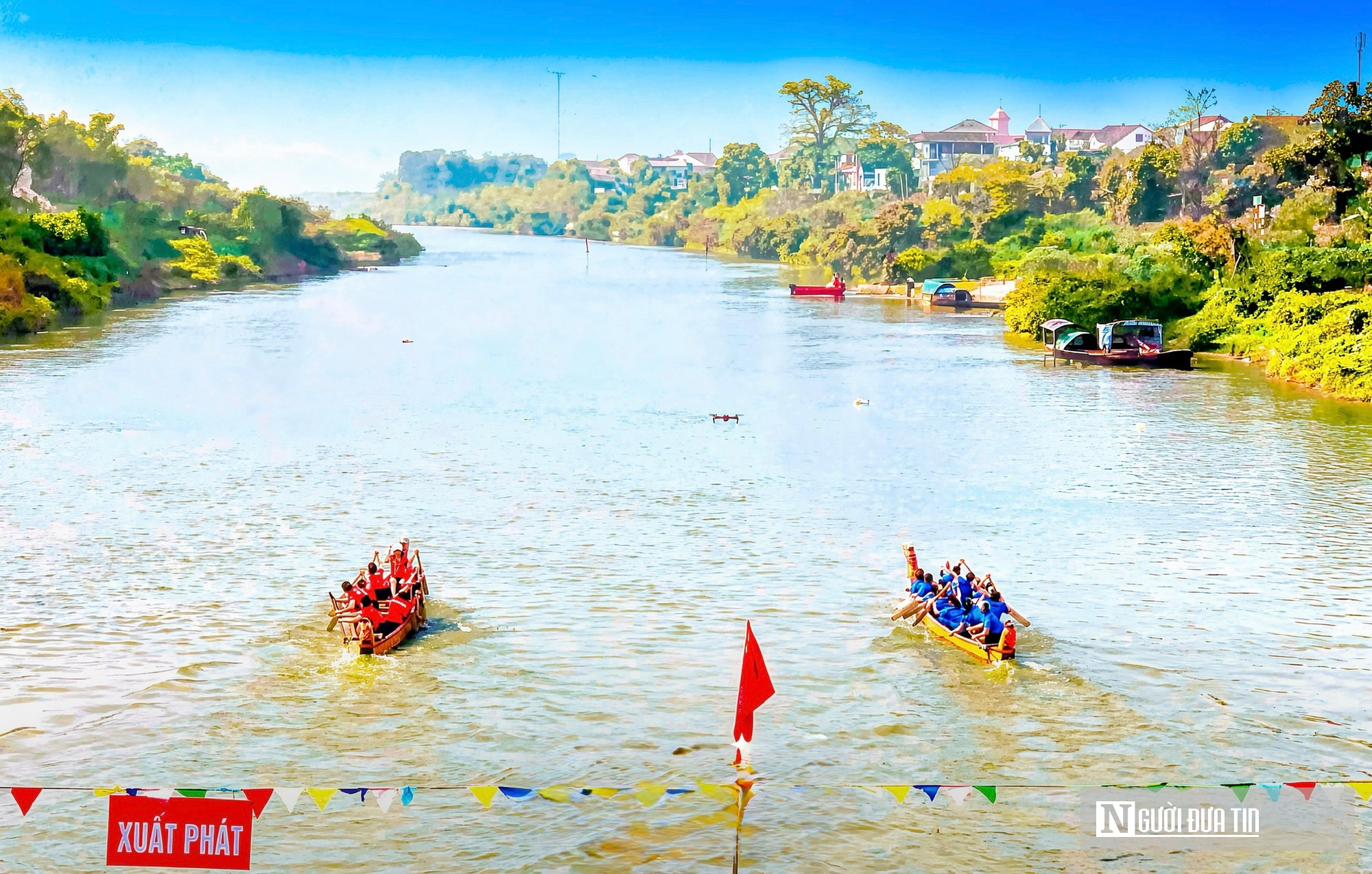Sắc xuân trên dòng Ngàn Phố: Lễ hội gắn kết cộng đồng sau sáp nhập- Ảnh 1.