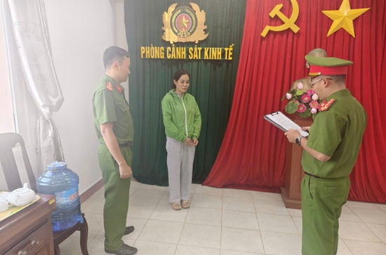 Mua b&aacute;n tr&aacute;i ph&eacute;p h&oacute;a đơn, nữ gi&aacute;m đốc bị khởi tố - Ảnh 1.