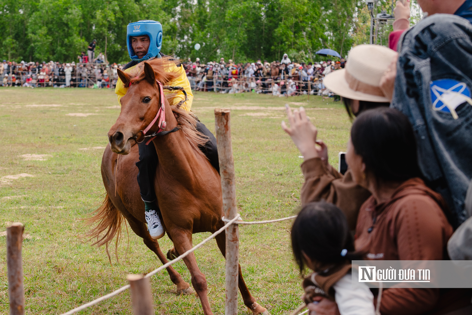 Xem nông dân Đắk Lắk hoá "kỵ sĩ" cưỡi ngựa thồ tham gia lễ đua đầu năm - Ảnh 13.
