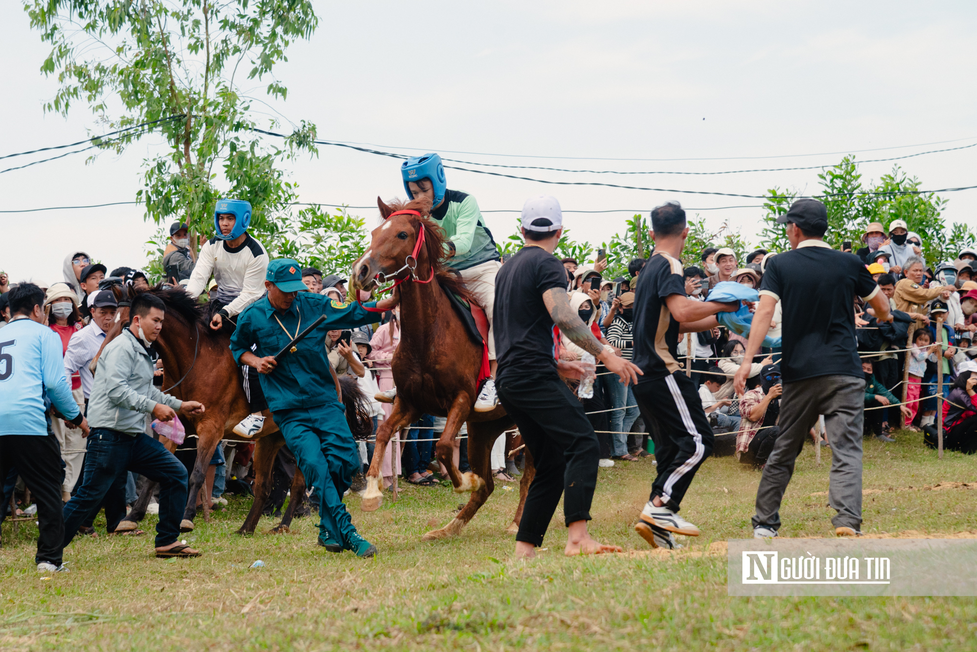 Xem nông dân Đắk Lắk hoá "kỵ sĩ" cưỡi ngựa thồ tham gia lễ đua đầu năm - Ảnh 12.