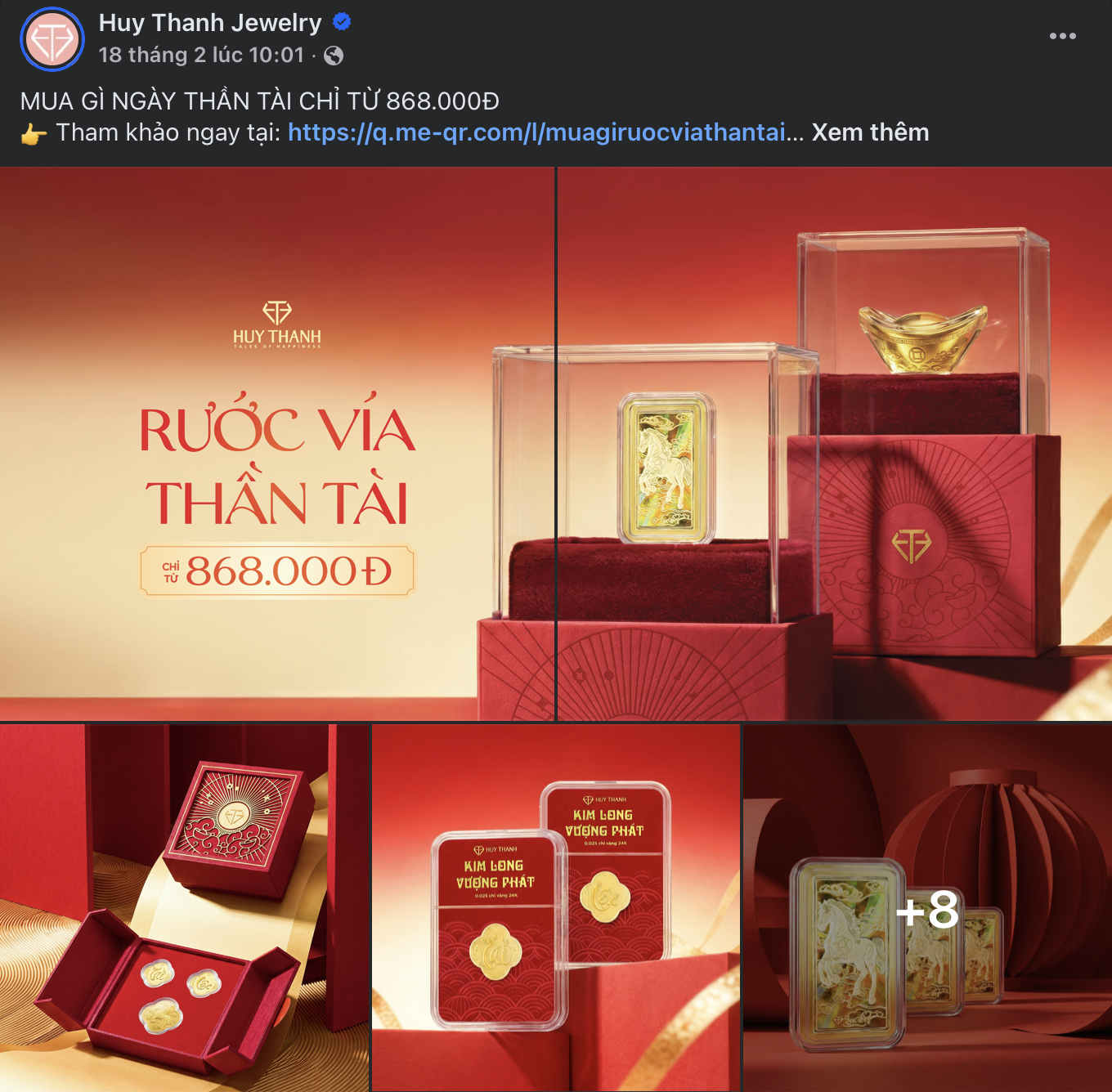 Từ 1 phân đến 1 chỉ, thị trường vàng “chiều lòng” người mua dịp vía Thần Tài - Ảnh 3.