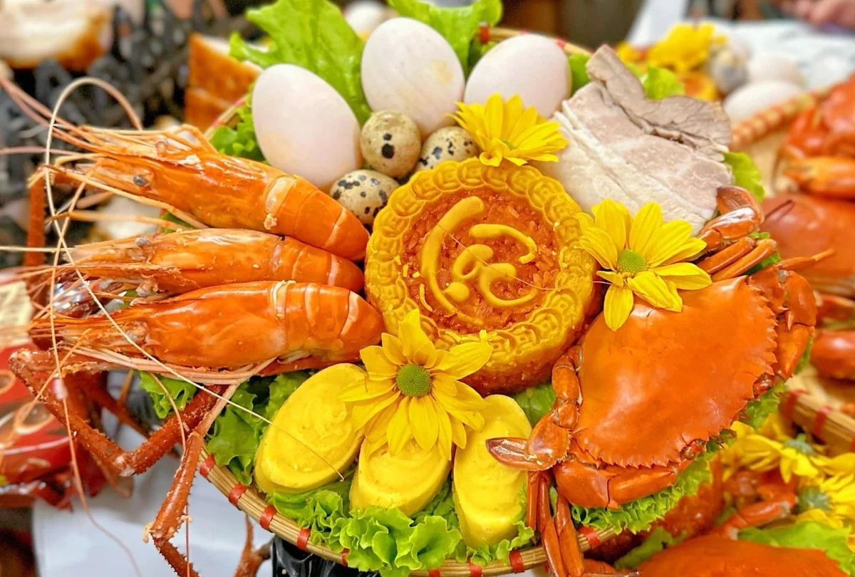 Bánh tài lộc, mâm cúng tam sên hút khách trên "chợ mạng" ngày vía Thần Tài- Ảnh 5.