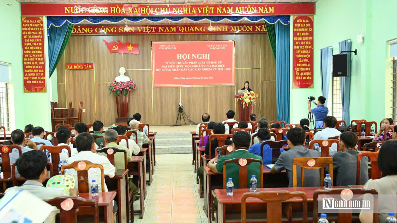 Hội Luật gia tỉnh Đồng Nai đẩy mạnh tuy&ecirc;n truyền về bầu cử Quốc hội v&agrave; HĐND nhiệm kỳ 2026&ndash;2031- Ảnh 1.