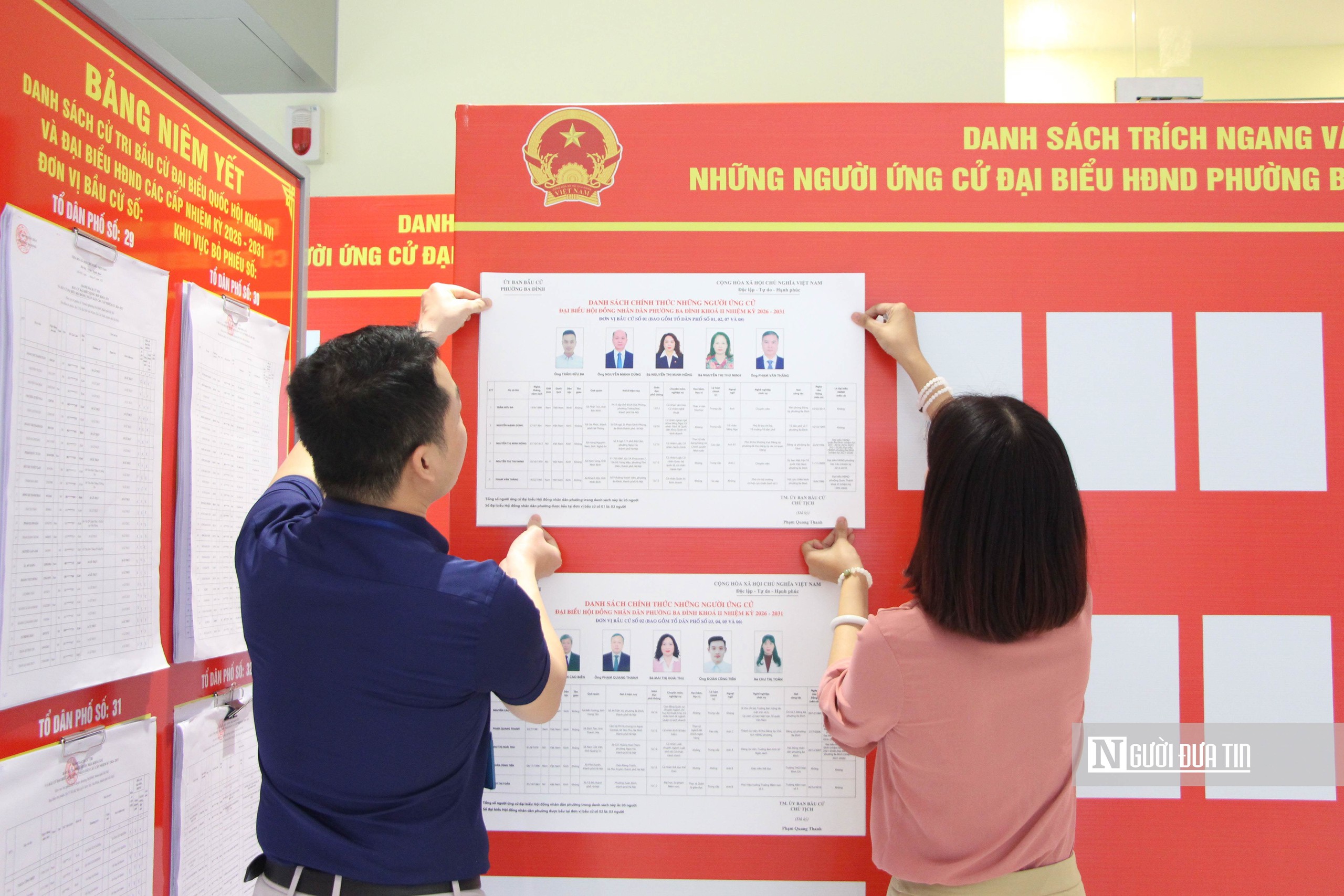 H&agrave; Nội đồng loạt ni&ecirc;m yết danh s&aacute;ch ứng vi&ecirc;n ứng cử đại biểu Quốc hội v&agrave; HĐND c&aacute;c cấp- Ảnh 2.