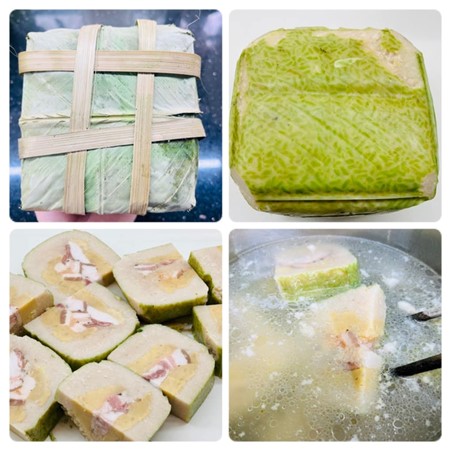 "Giải cứu" bánh chưng sau tết bằng nồi lẩu cháo thơm ngon, lạ miệng - Ảnh 3.