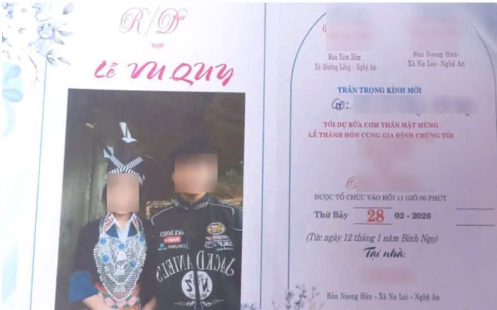 Hai nữ sinh lớp 8 ở Nghệ An bỏ học vì bị 'bắt vợ' theo phong tục địa phương